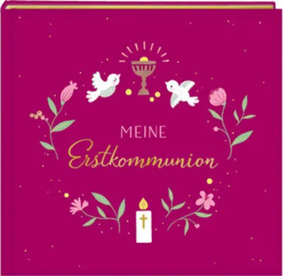 Produktbild von Eintragalbum - Meine Erstkommunion (beerenfarben)