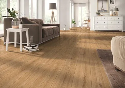 Zdjęcie produktu dla Panele podłogowe ze zintegrowanym podkładem Honigeiche 9 mm AC5, 63680
