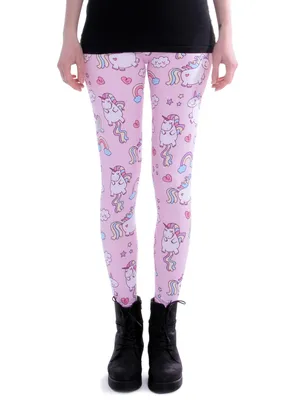 Produktbild von cosey - Unicorn Line Leggings (Einheitsgröße) - Design Einhörner Pink
