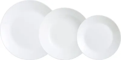 Produktbild von Vajillaset Luminarc Zelie Blanco Vidrio 18 Stück