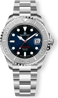 Produktbild von Gigandet Automatikuhr Edelstahl Saphirglas Ocean King - G404-003M