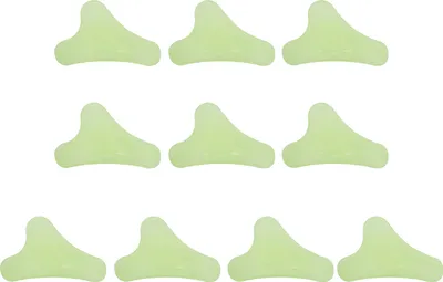 Produktbild von 10 Stück Camping Leuchtende Windseilschnallen Im Dunkeln leuchtende Kunststoff-Dreieckschnallen Zeltseilversteller Sicherheitsschnalle Outdoor-Campingzeltzubehör