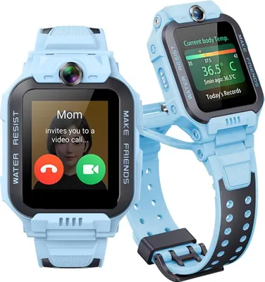 Produktbild von IMOO Watch Phone, Kids Smartwatch, Smart Watch Phone, mit lang anhaltender Video- und Telefonanruf, IPX8 Waterefiel (Blue, Z7)
