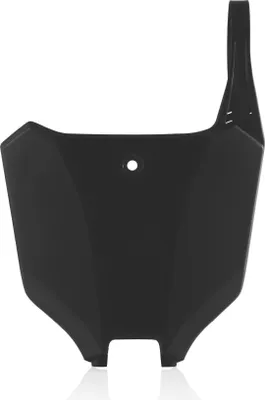 Image de ACERBIS plaque d'immatriculation avant noire pour HONDA