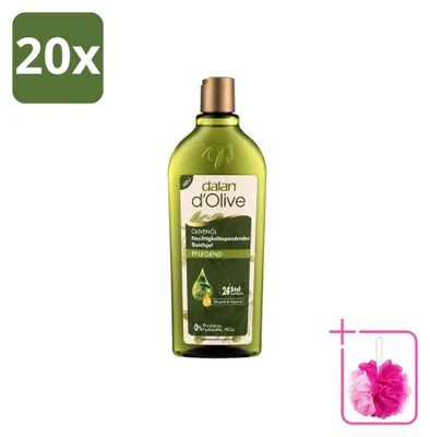 Image de 20 flacons de gel douche hydratant et nourrissant Dalan d'Olive - 400 ml - Lot de 20