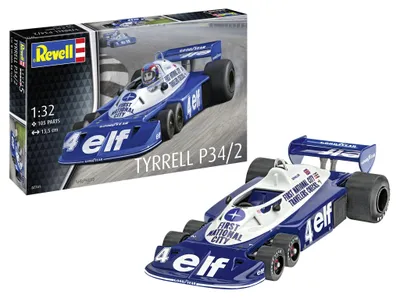 Produktbild von Revell Modellbau Tyrrell P34/2 6-Wheeler Bausatz Rennwagen Modellauto