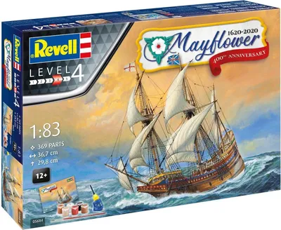 Obrázok produktu pre Revell Mayflower - 400th Anniversary, Model plachetnice, Montážna sada, 1:83, Mayflower - 400th Anniversary, Akékoľvek pohlavie, Plast