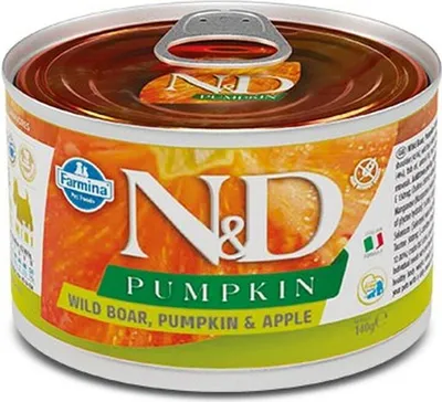 Produktbild von Farmina Apfel-Kürbis-Wildschwein 140 g Nassfutter