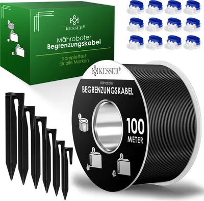 Produktbild von KESSER® Begrenzungskabel für Mähroboter, Rasenmäher & Rasenroboter Universal kompatibel
