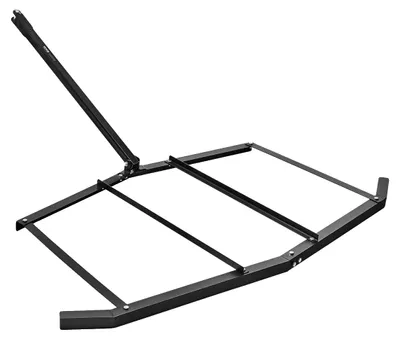 Productafbeelding van VEVOR Schleppegge, 183x198x11 cm. Grastrekker, vlakmaakmachine voor het inrijden van oppervlakken, gemaakt van staal Q235, met penkoppeling, geschikt voor tuin- en gazonmaaiers