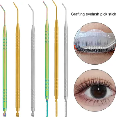 Produktbild von Wimpernlifting-Tool mit Trennkamm, rutschfestes Design, bequemer Griff, Wimpernverlängerung, professionelles Wimpernlifting-Dauerwellen-Tool, Wimperntrenner, Make-up-Tool
