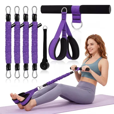Productafbeelding van Pedalweerstandsband met Handgrepen voor Thuisworkouts