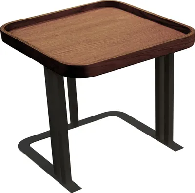 Produktbild von Kaheku Beistelltisch Intaro Walnuss 60x40x50h 12701611