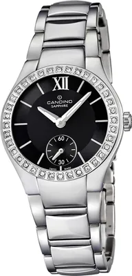 Produktbild von Candino Damen Uhr Quarzwerk C4537/2 Edelstahl Armband-Uhr Luxus silber D2UC4537/2