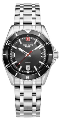 Produktbild von Swiss Alpine Military Herren Uhr Analog Quarz 7034.1137SAM Edelstahl