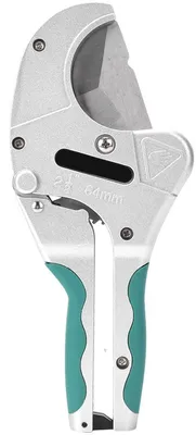 Ratchet Scheren 64mm, Heavy Duty Kunststoff Rohrschneider für präzise Schnitte, langlebiges Schneidwerkzeug für PVC, PP, PU