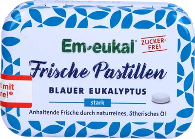 Produktbild von Open Food Frische Pastillen - Em-eukal, D, 242 kcal, 0,5 g, 1,1 g, 1 g, 0,1 g