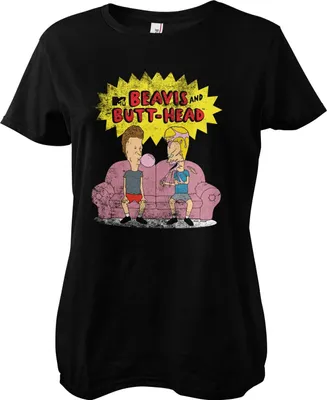 Produktbild von Beavis and Butt-Head Girly Tee - Medium - Black