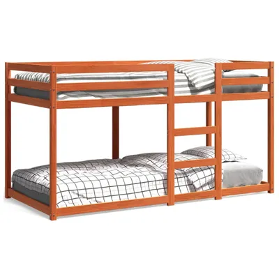 Produktbild von vidaXL Etagenbett Wachsbraun 80x200 cm Massivholz Kiefer