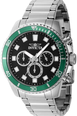 Immagine prodotto di Invicta Pro Diver 46051 Orologio da Uomo - Movimento al Quarzo - Acciaio Inossidabile con Quadrante Nero - 45 mm