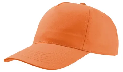 Image de Casquette de baseball Atlantis à 5 panneaux LT884 (taille unique) (orange)