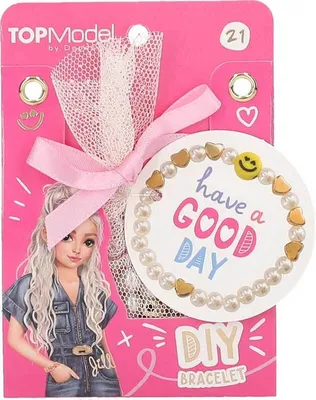 Produktbild von Depesche TOPModel DIY Armbänder Pearlsonals - From Heart to Hand : have a GOOD DAY DIY Armbänder: have a GOOD DAY