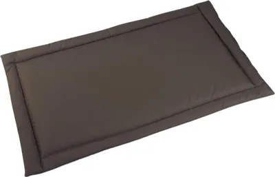 Obrázok produktu pre Vodotesné psie lôžko veľkosti 100 x 60 cm – robustné, ľahko udržiavateľné, z materiálu Codura, podložka pre malé, stredné a veľké psy, pre vnútorné aj vonkajšie použitie – farba – tmavohnedá
