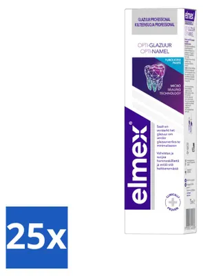Obrázok produktu pre 25 ks zubnej pasty Elmex Professional Glazuur Protection – 75 ml – výhodný balík
