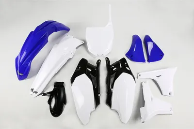Productafbeelding van Kunststofset voor Yamaha YZF 450 '13, kleur OEM (blauw/wit/zwart) (YA317E999)