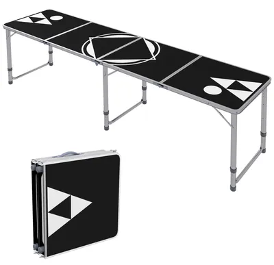 Produktbild von Outsunny Bierpong Tisch Campingtisch klappbarer Klapptisch für Garten, Balkon