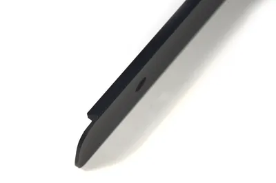 Produktbild von IHC Endleiste Winkelleiste Seiteleiste Arbeitsplatte Leiste Küche Schwarz 28mm Aluminium mit Schraubenlöcher rechts