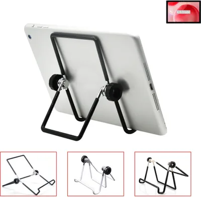 Produktbild von K-S-Trade Tablet-Ständer Tablet-Halterung Tablet-Aufsteller kompatibel mit Blackview Tab 9 faltbarer Tischständer Tablet Halterung
