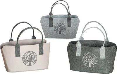 Produktbild von Gilde Filz Shoppingtasche Lebensbaum