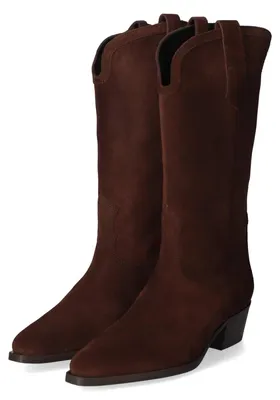 Image de Bottines western pour femmes Högl, modèle AFRA, couleur marron, cuir, taille 39