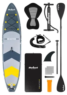 Image de Planche à pagaie SUP REBEL ACTIVE RBA-4501 avec siège, gris 11'6" 350x81x15cm