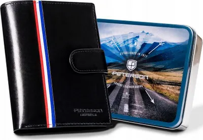 Image de Grand portefeuille à fermoir pour hommes - Peterson