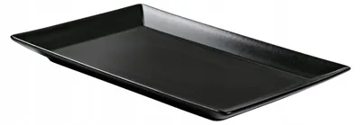 Imagen del producto de MACARIO, plato, color negro, 30x20 cm, juego de 6 unidades
