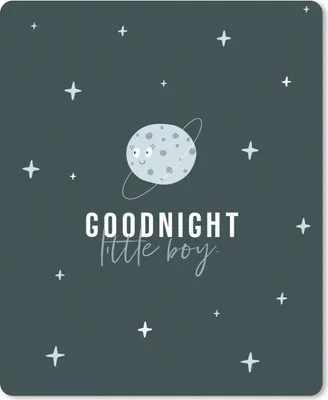 Produktbild von MuchoWow® Mauspad Mousepad Sprichwörter - Gute Nacht kleiner Junge - Zitate - Baby - Kinder - Jungen 19x23 cm - Mousepads - Maus Mat - Pad - Mausunterlage - Mauspads - Spielen