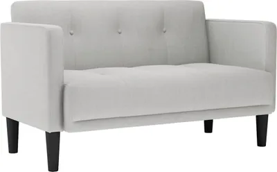 Obrázok produktu pre vidaXL Dvojmiestna pohovka cloud grey 111 cm látka