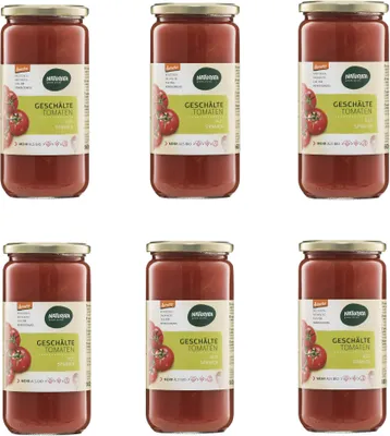 Produktbild von Naturata Geschälte Tomaten in Tomatensaft (6 x 660 gr)
