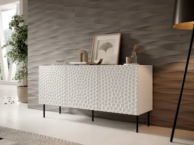 Obrázok produktu pre Komoda s dvierkami MACARIO 1 - biela