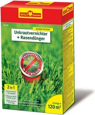 Zdjęcie produktu dla Wolf-Garten SQ120 zwalczanie chwastów + nawóz do trawników SQ 120, 314829