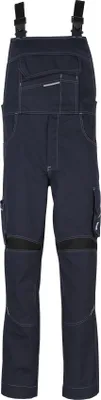 Produktbild von beb HANDWERK HerrenLatzhose FLEX Polyestermix Dunkelblau/Schwarz 102