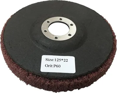 Immagine prodotto di 125 mm disco di lucidatura non tessuto 125x22,2 mm grana 60