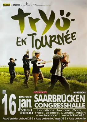 Zdjęcie produktu dla Tryö - Koncert w Niemczech, 2013 - PLAKAT - 84x120 cm