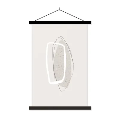 Produktbild von MuchoWow® Textilposter Pastell - Abstrakt - Design 120x180 cm mit schwarzem Rahmen - Fotos