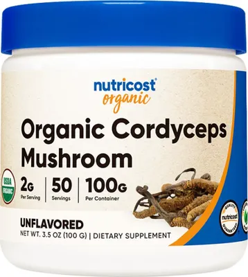 Imagen del producto de Nutricost | Hongo Cordyceps orgánico