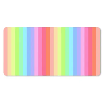 Produktbild von MuchoWow® Mauspad Mousepad Regenbogen - Muster - Pastell 60x30 cm - Mousepads - Maus Mat - Pad - Mausunterlage - Nachhaltig