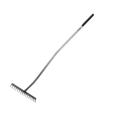 Produktbild von Verstärkter 16-Zinken-Rechen mit Metallstiel, ergo