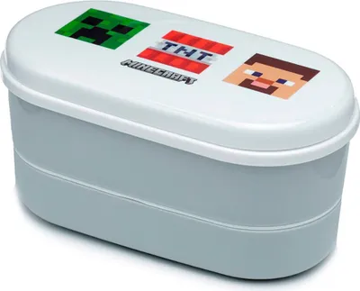Produktbild von Minecraft Charaktere Bentobox mit Löffel und Gabel